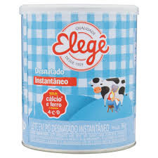 Leite em pó Elegê desn. 300g lata