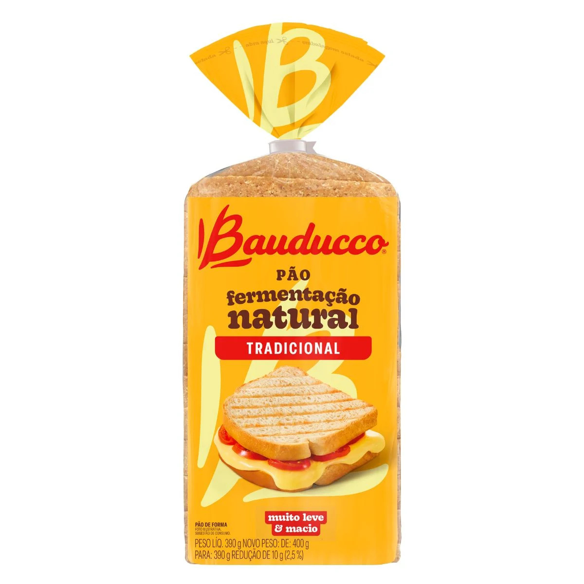 PAO DE FORMA BAUDUCCO TRADICIONAL 390G
