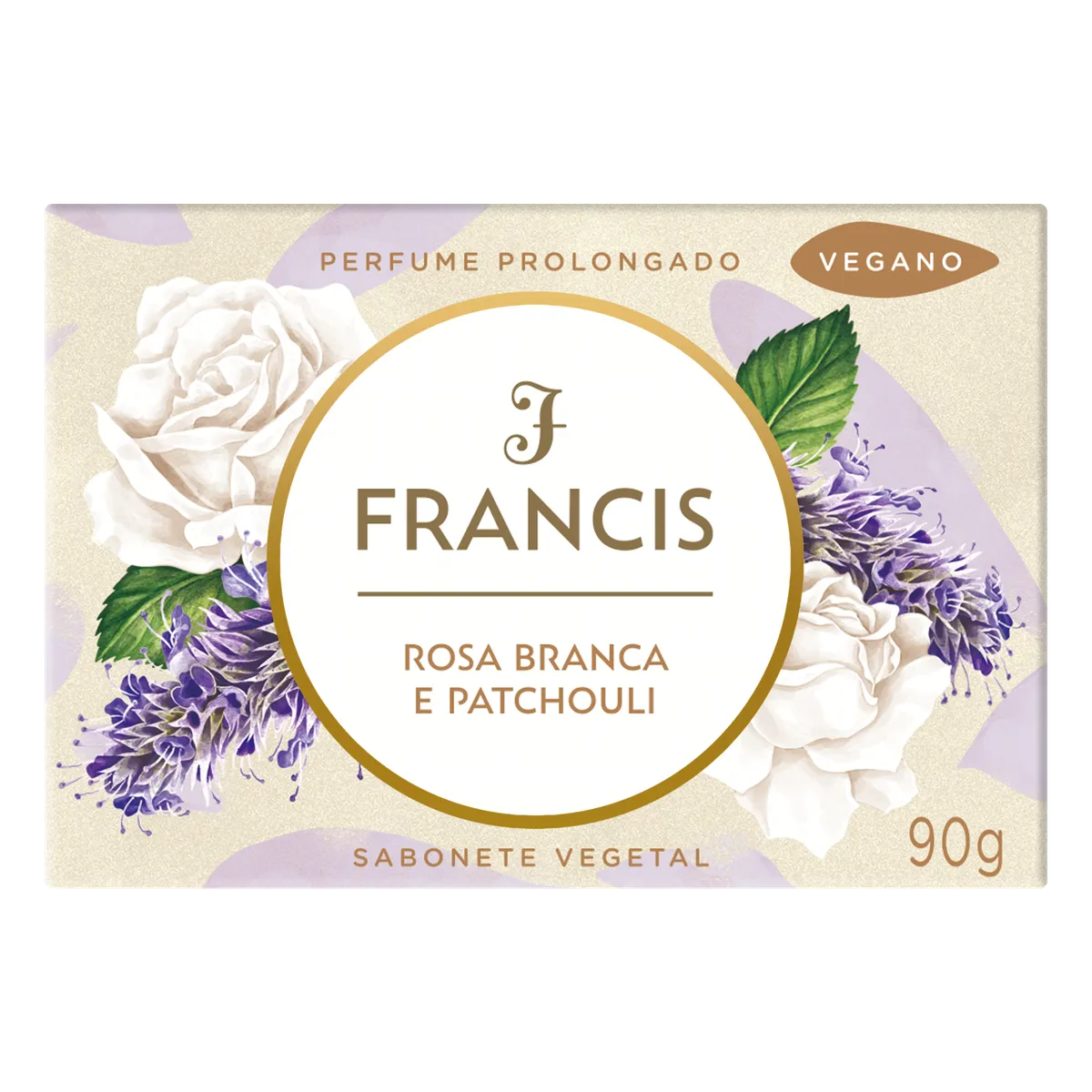 SABONETE FRANCIS ROSA BRANCA E PATCHOULI CX90G