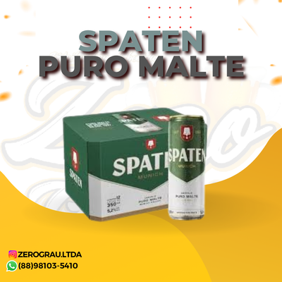 CERVEJA SPATEN LATA SLEEK 350ML
