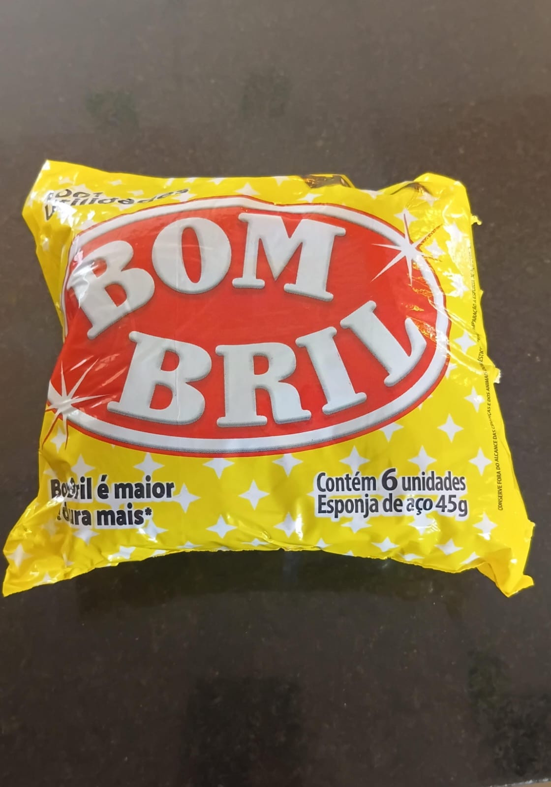 6385 - ESPONJA DE LÃ AÇO BOMBRIL 45 G