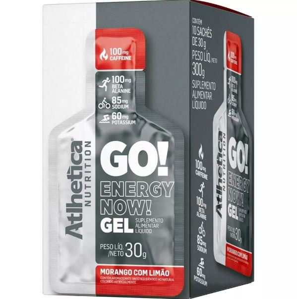 SUP NOW GEL ENERGY 30G MORANGO COM LIMAO