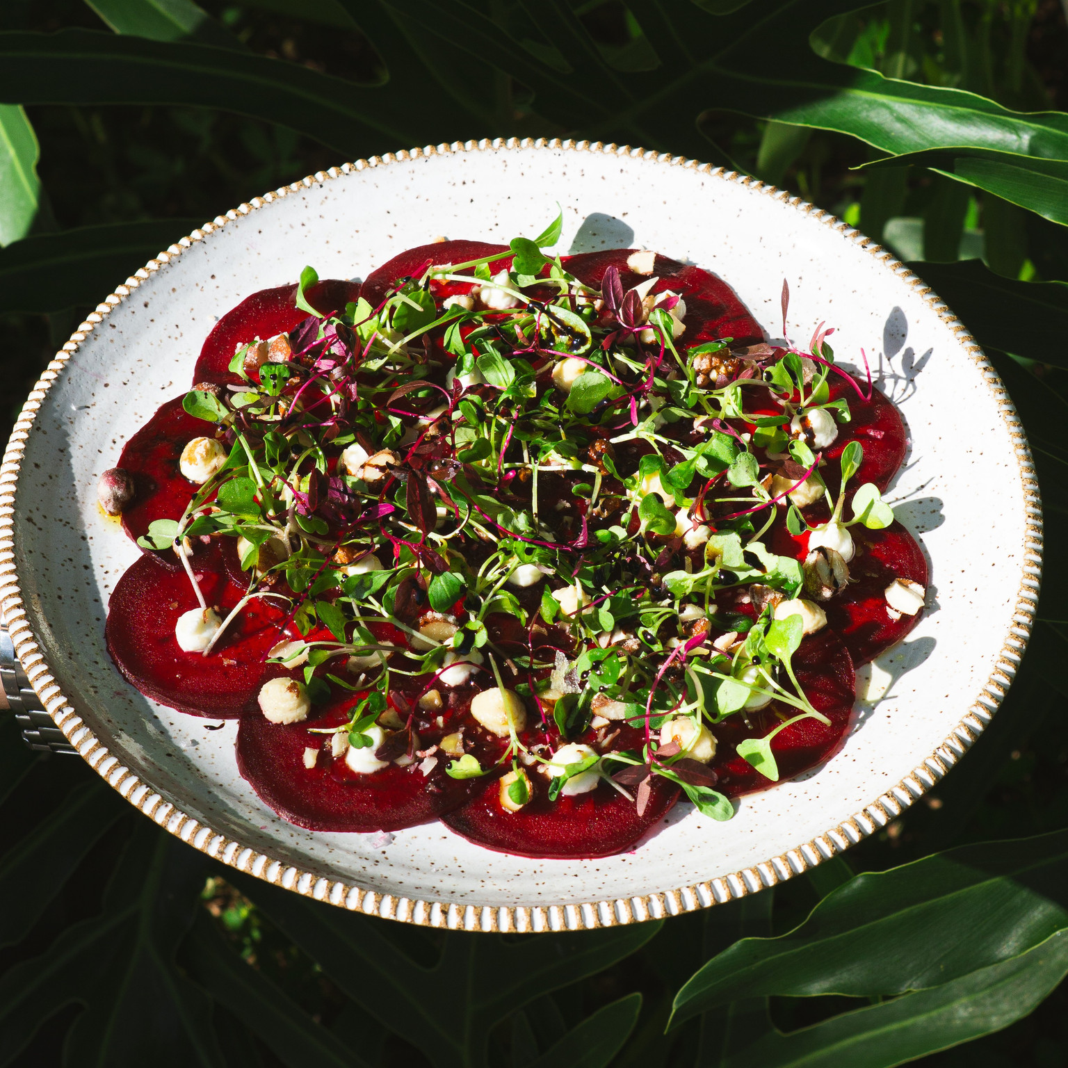 Carpaccio de beterraba