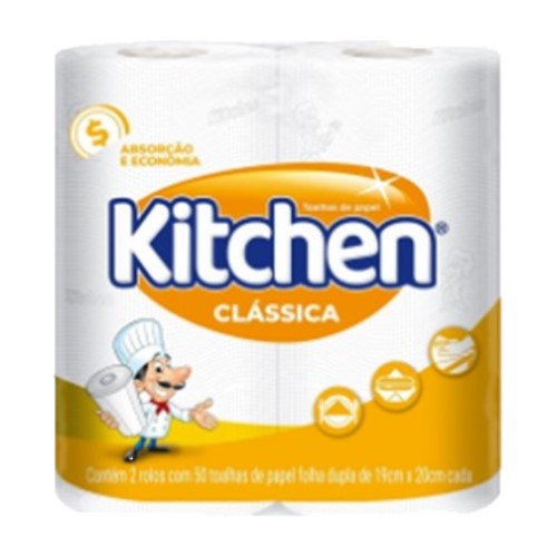 Papel Toalha Kitchen C/2 120fl