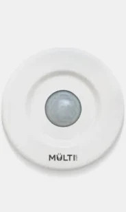 Sensor de Presença Embutir Teto 360º  - Multicraft 