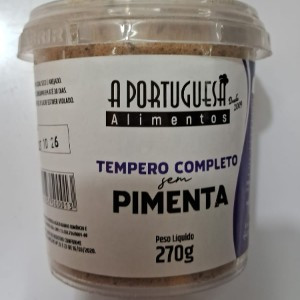 TEMPERO COMPLETO SEM PIMENTA A PORTUGUESA 270G