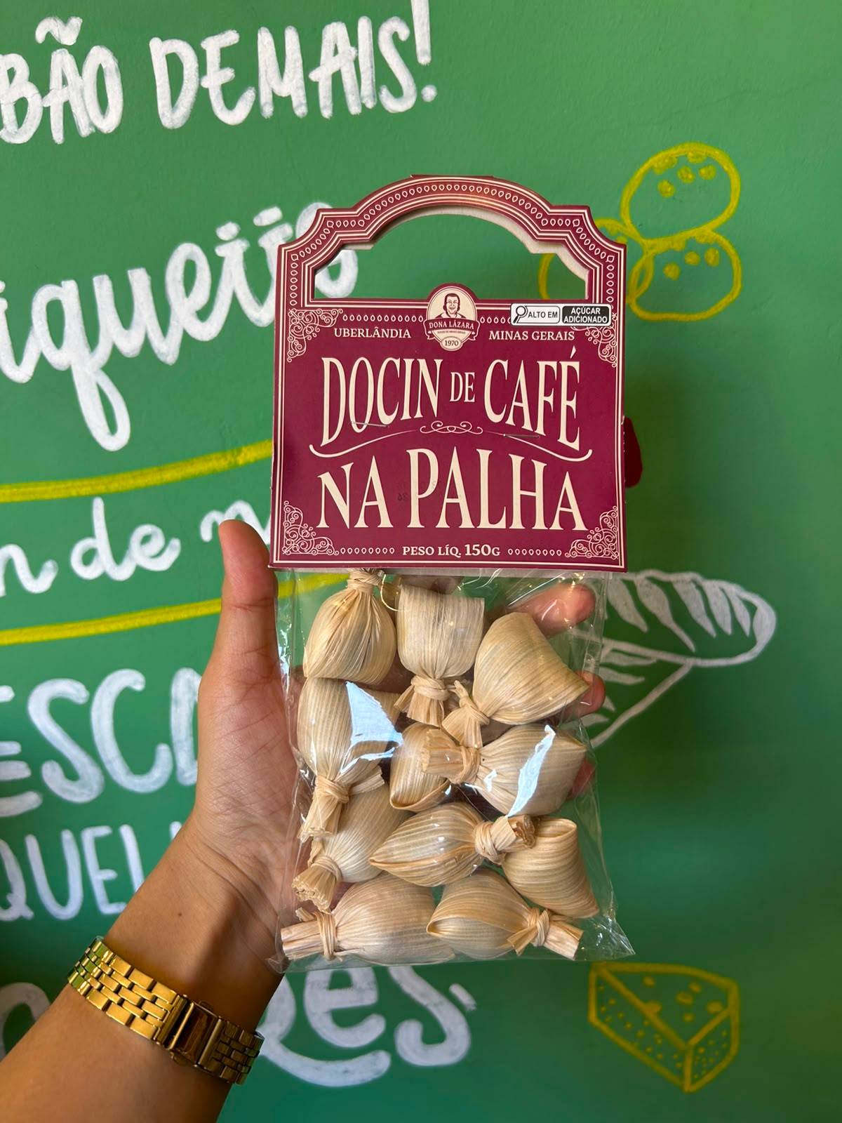 Docinho de Cafe na Palha Dona Lazara - 150g