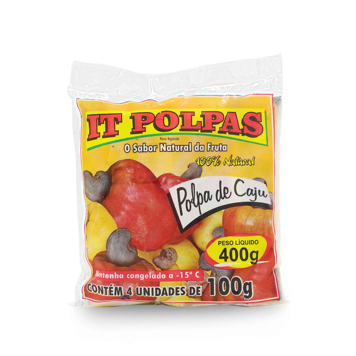 POLPA DE FRUTA IT POLPAS "CAJU" 400G