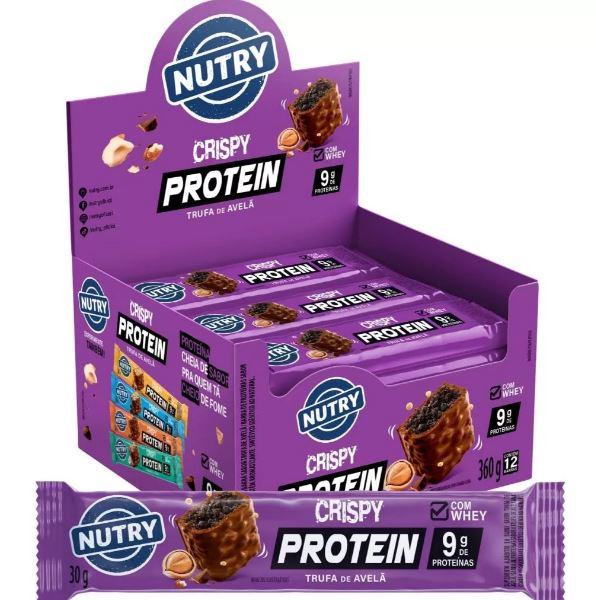 BARRA CRISPY TRUFA DE AVELA NUTRY 30G