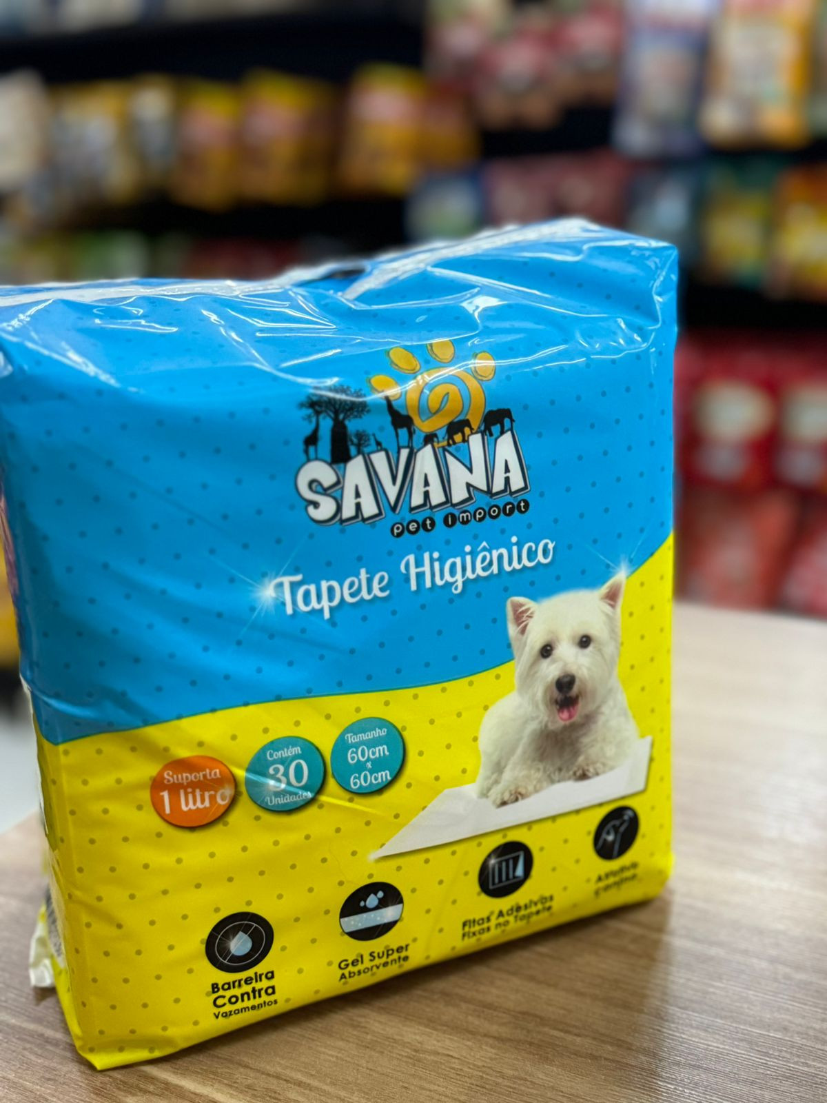 Tapete Higiênico Savana c/7 60x60 