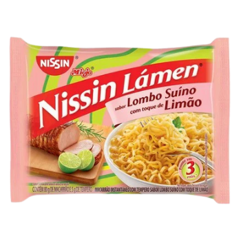 MACARRAO INST NISSIN LAMEN LOMBO C/ LIMAO 85G
