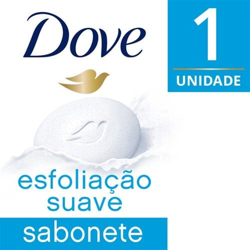 Sabonete em Barra Esfoliação Suave Dove 90g