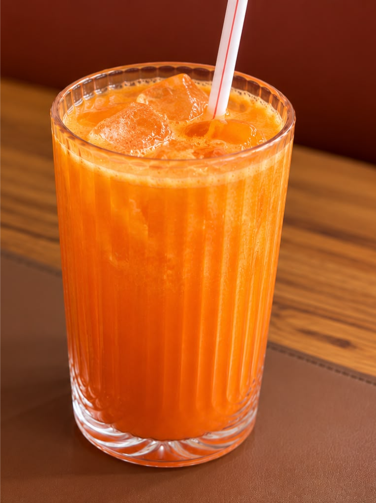SUCO LARANJA CENOURA E GENGIBRE