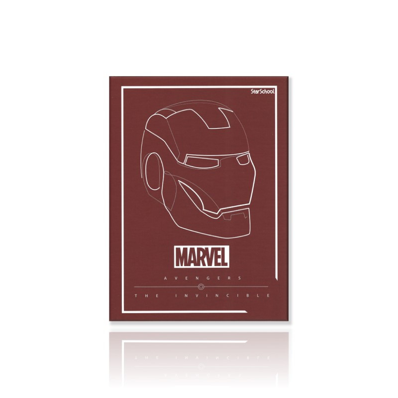 CADERNO COSTURADO AVENGERS 80FLS