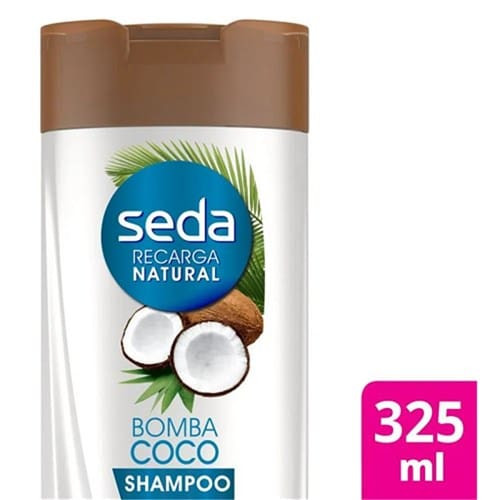 Shampoo Recarga Natural Bomba Coco Seda 325ml