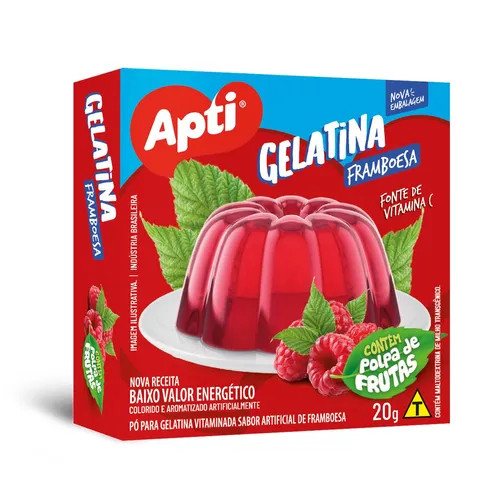 Gelatina Apti Framboesa 20g