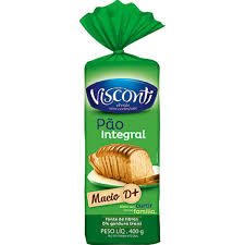 PÃO DE FORMA VISCONTI INTEGRAL 400G