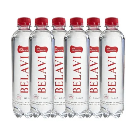 ÁGUA COM GÁS SABORIZADA BELAVI MELANCIA 510ML