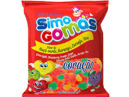 Bala de gomo Simonetto 150g coração