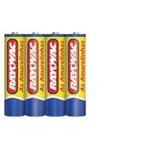 PILHA RAYOVAC AMARELINHA "AA" C/4UN