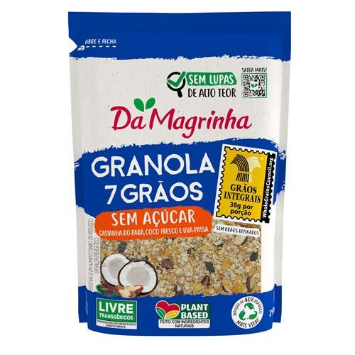 Granola 100% Integral Zero Açúcar da Magrinha 250g