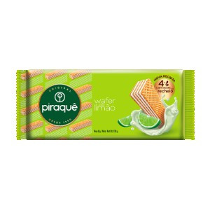 BISCOITO WAFER PIRAQUÊ SABOR LIMÃO 100G