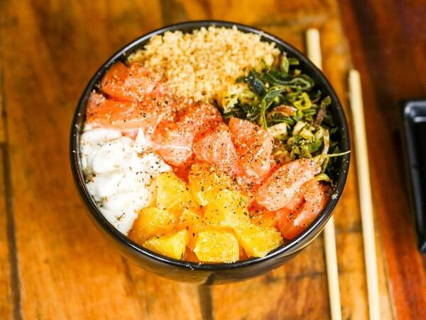 Poke de Salmão c/ Camarão 