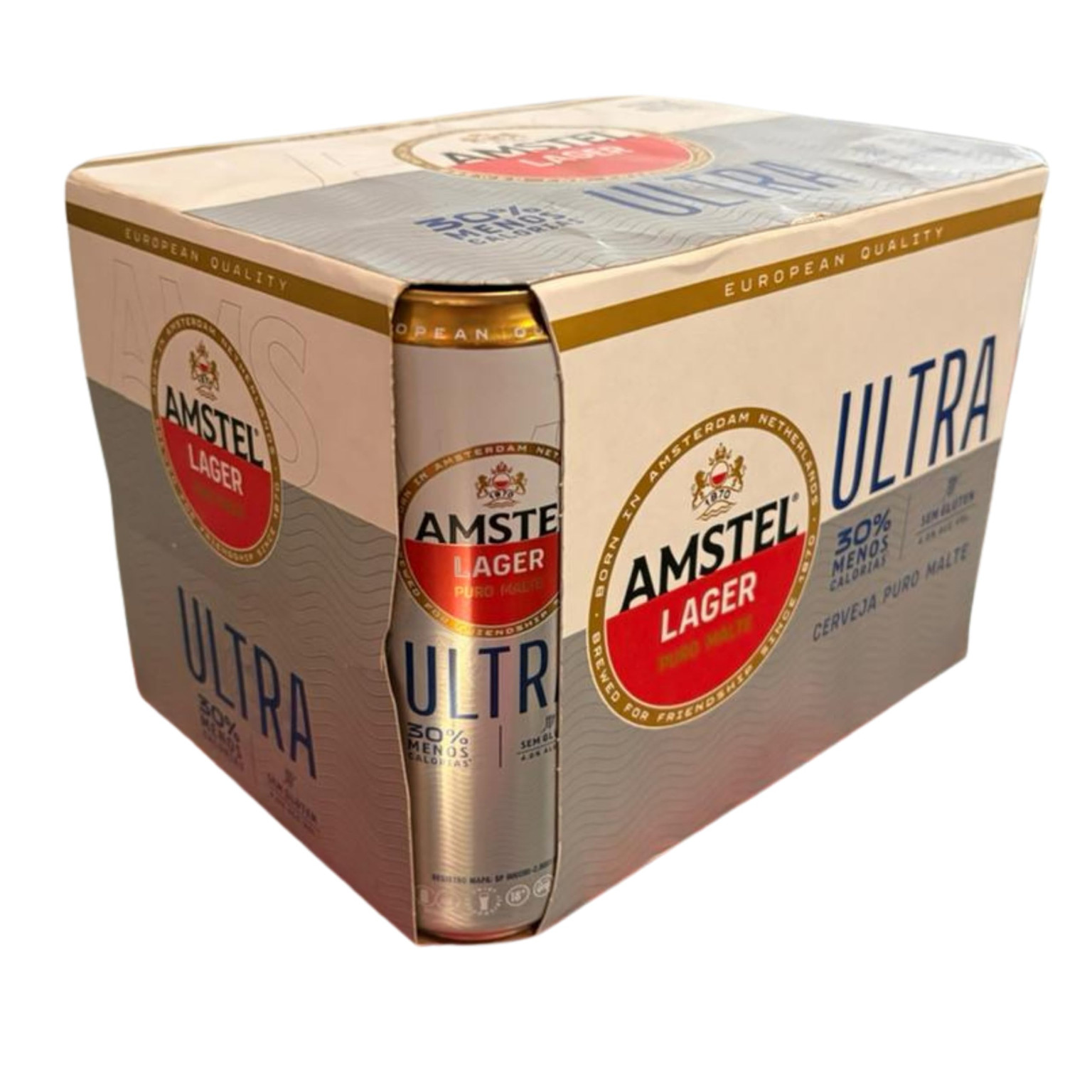 Amstel Ultra 350ml - Fardo de 12 unidades 