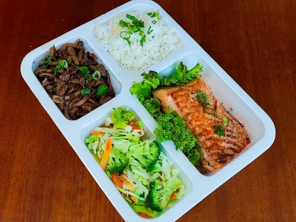Teppanyaki salmão