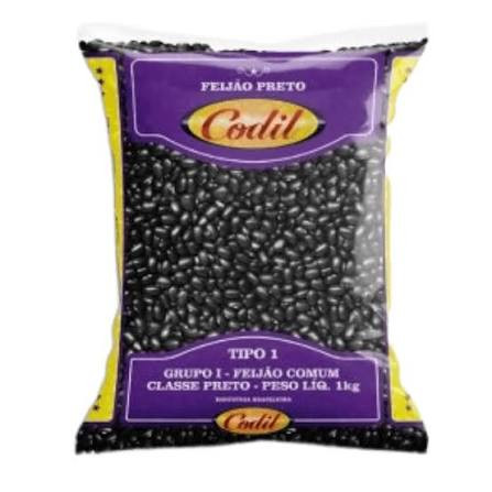 FEIJAO PRETO CODIL PCT 1KG