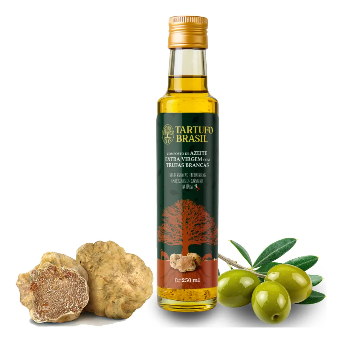 AZEITE COM TRUFAS BRANCAS 250 ML