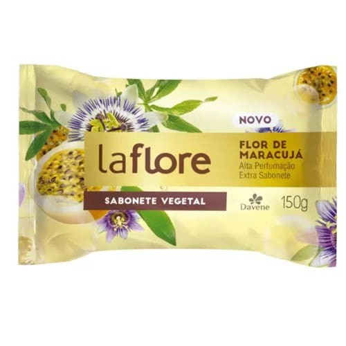 Sabonete em Barra Vegetal Flor de Maracujá La Flore Davene 150g