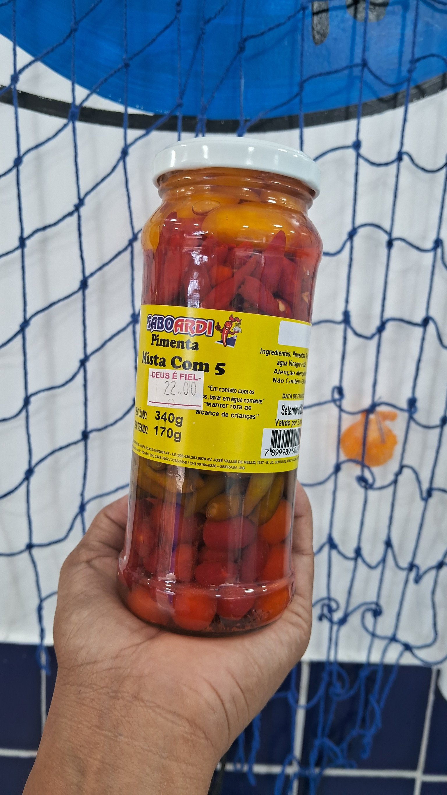 Pimenta mista S/ 5 340g