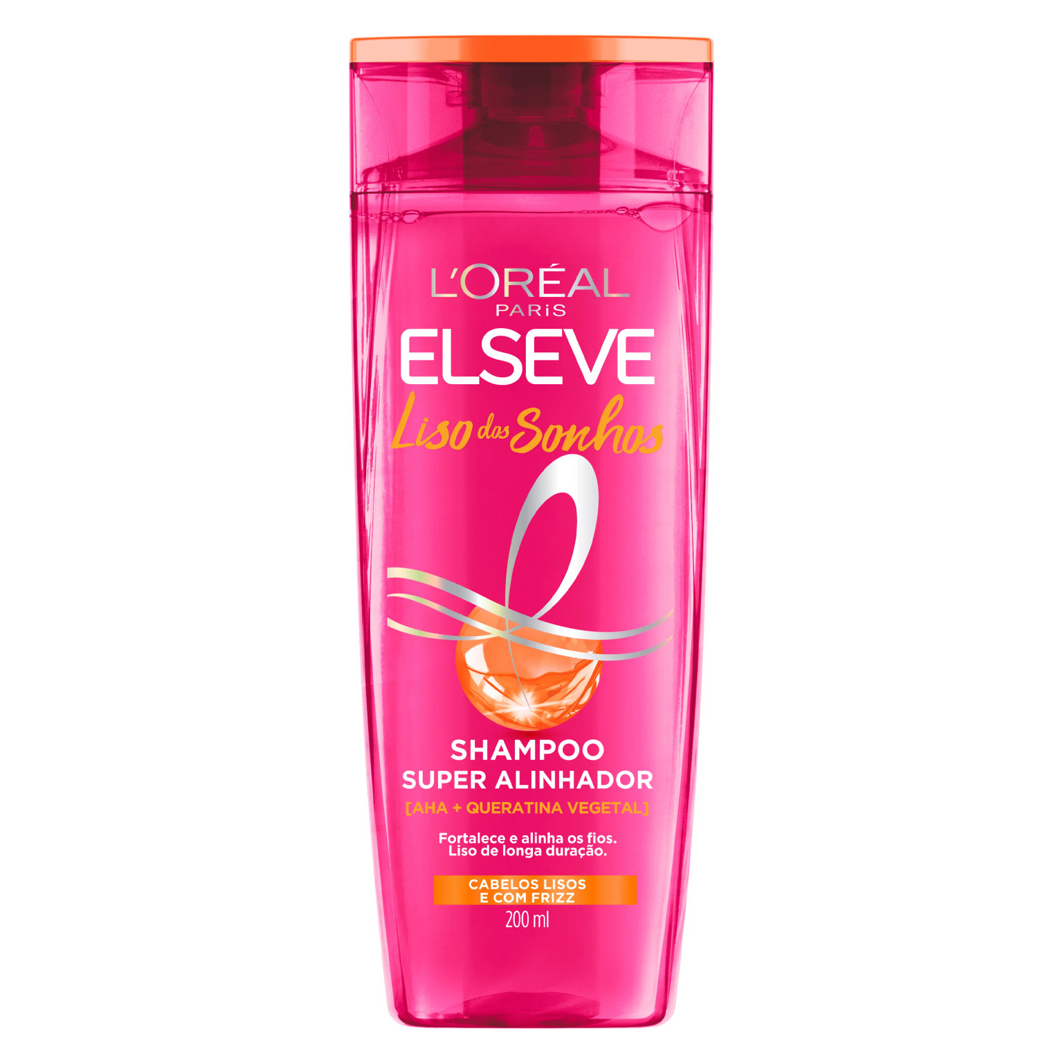 SHAMPOO ELSEVE LISO DOS SONHOS "LISOS E C/ FRIZZ" 200ML