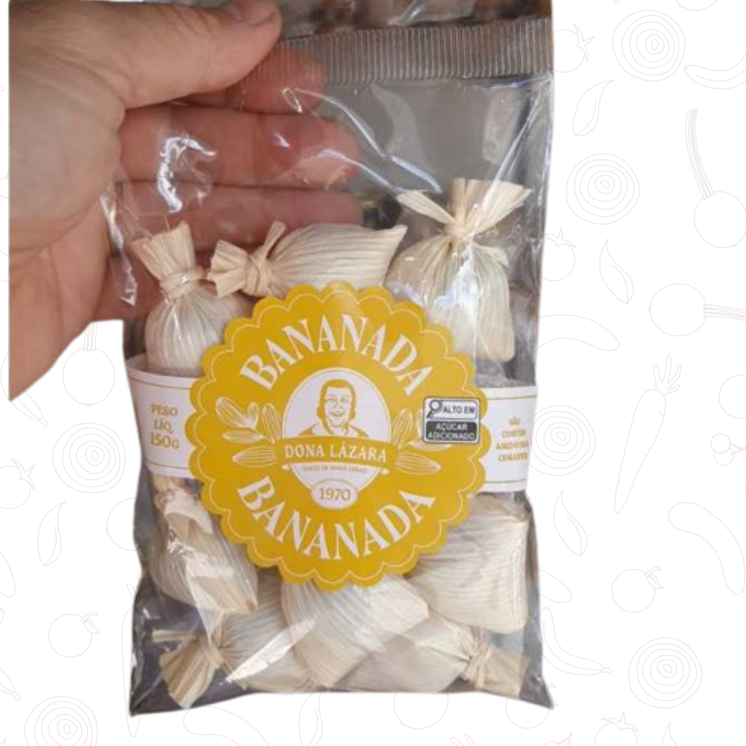 Bananada na Palha Dona Lazara 150g