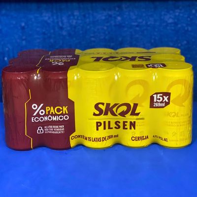 SKOL LT 269Ml PROMO 15 UNID.