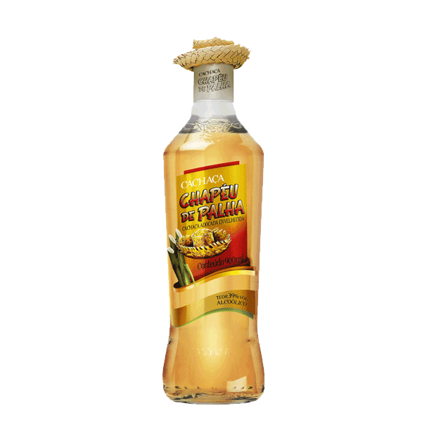 CACHACA CHAPEU PALHA OURO 900ML