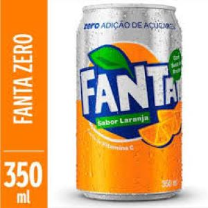FANTA LARANJA ZERO LATA 350ML
