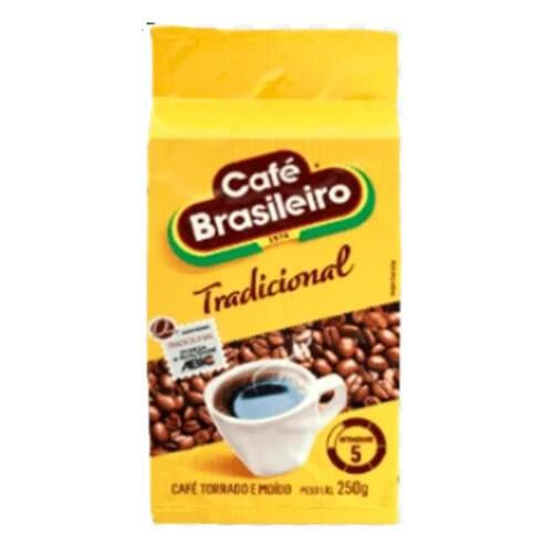 Café Torrado e Moído Tradicional Brasileiro 250g