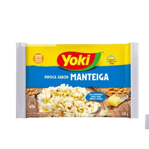Pipoca de Micro-ondas Yoki Manteiga 100g