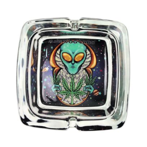 CINZEIRO VIDRO NA BOA QUADRADO ALIEN