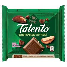 CHOCOLATE TALENTO LEITE CASTANHAS DO PARA 85G