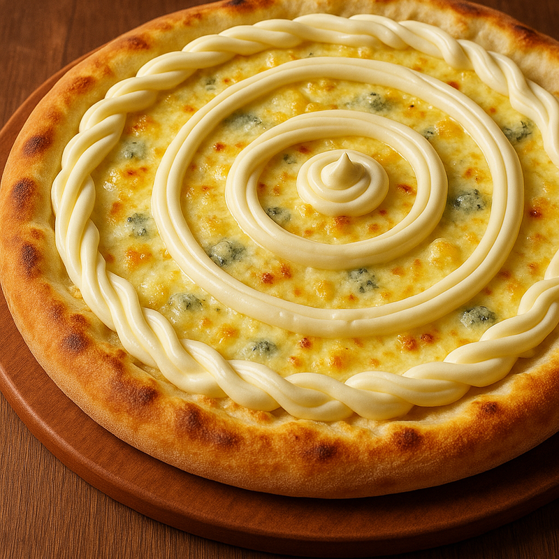PIZZA 3 QUEJO COM CATUPIRY