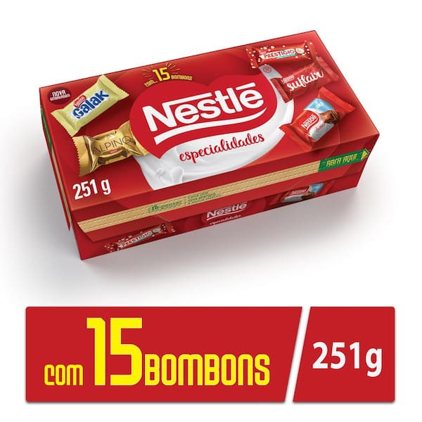 Bombom Especialidades Nestlé 251 g