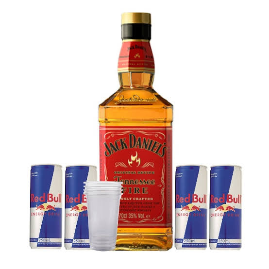 JACK DANIELS RED REDBULL COMBO