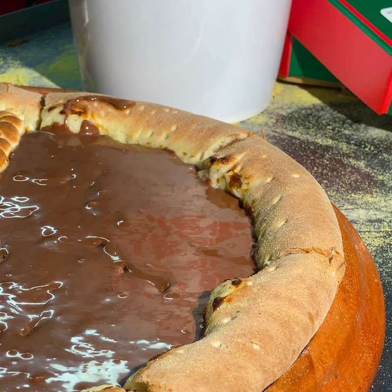 PIZZA DE NUTELLA