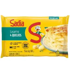 Lasanha Quatro Queijos (Sadia) 600g