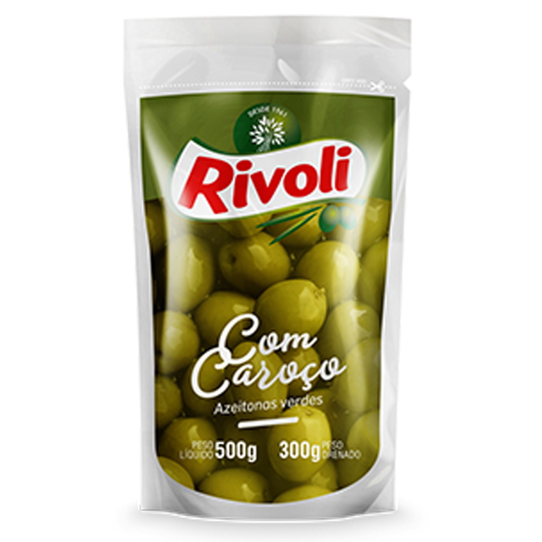 Azeitona Verde com Caroco (Rivoli) 340g