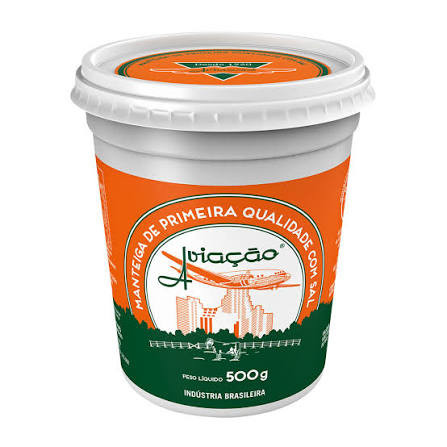 Manteiga Aviacao C/Sal Pt 500g