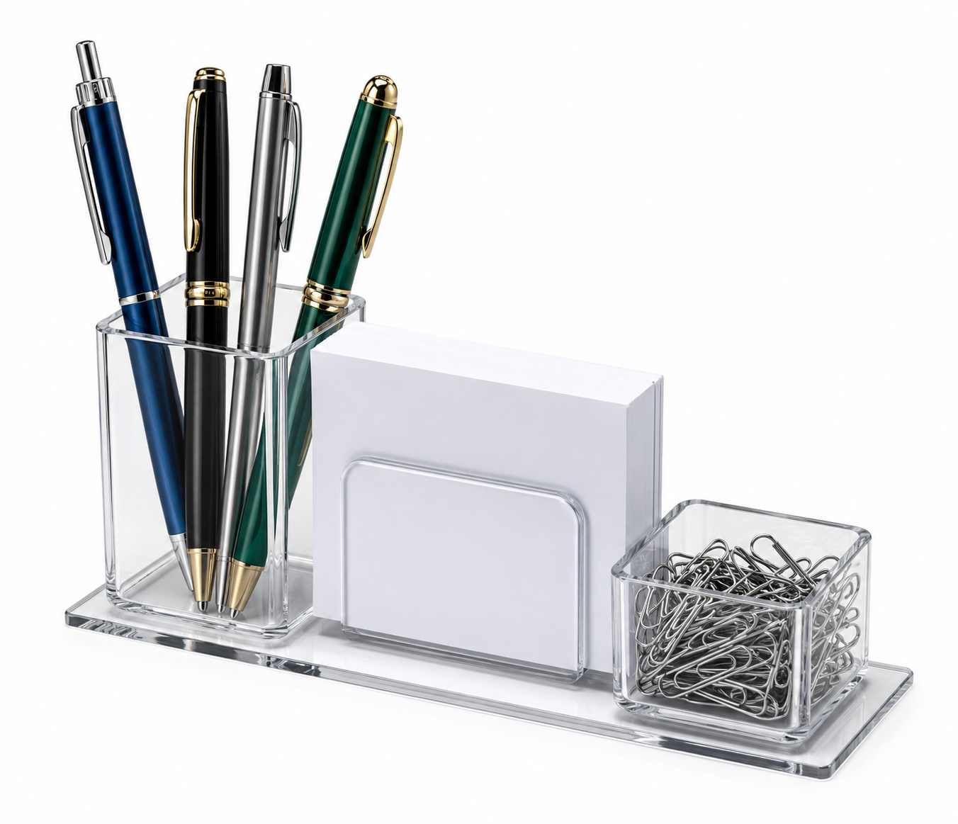 Organizador De Mesa Porta Lápis Clips Lembrete Acrimet